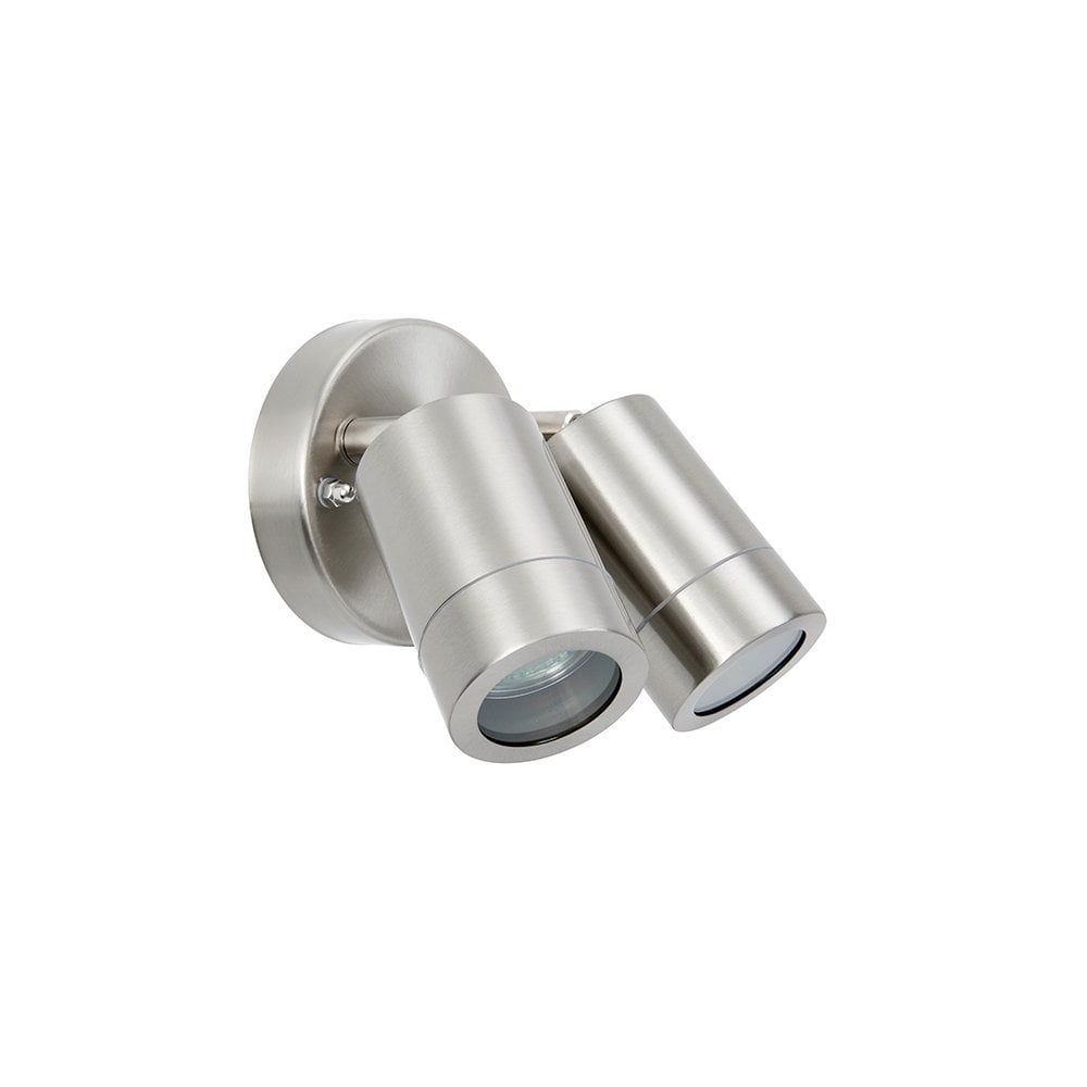 Palin 2 Light Spot in Brushed Stainless Steel IP44