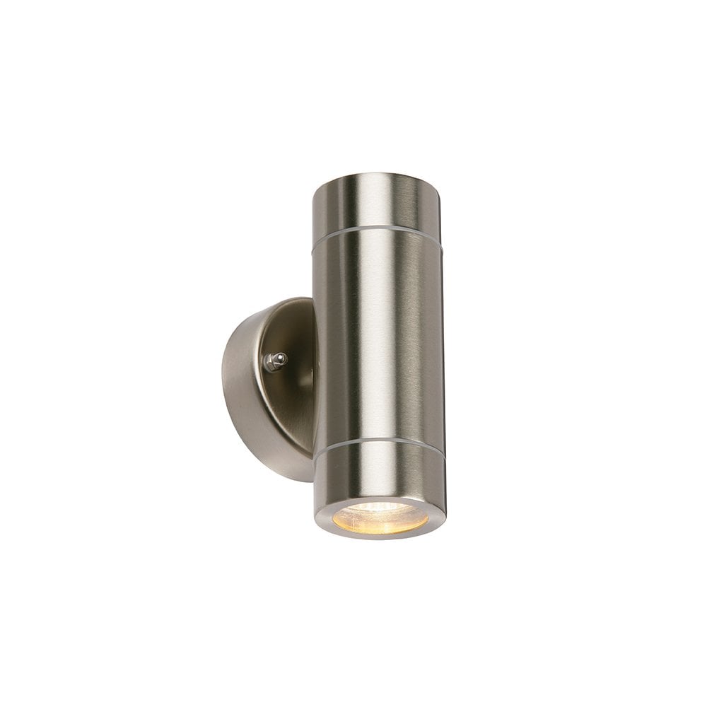 Palin Up and Down Wall Light in Stainless Steel Finish IP44