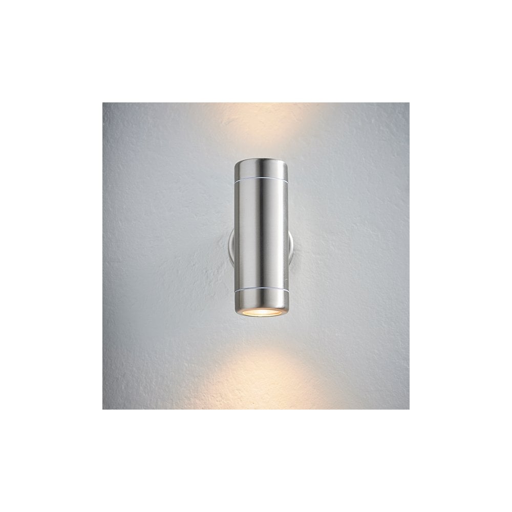 Atlantis Up and Down Wall Light in Stainless Steel