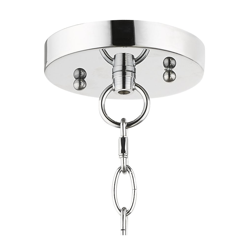 Paragon E27 3 Light Crystal Pendant Polished Chrome