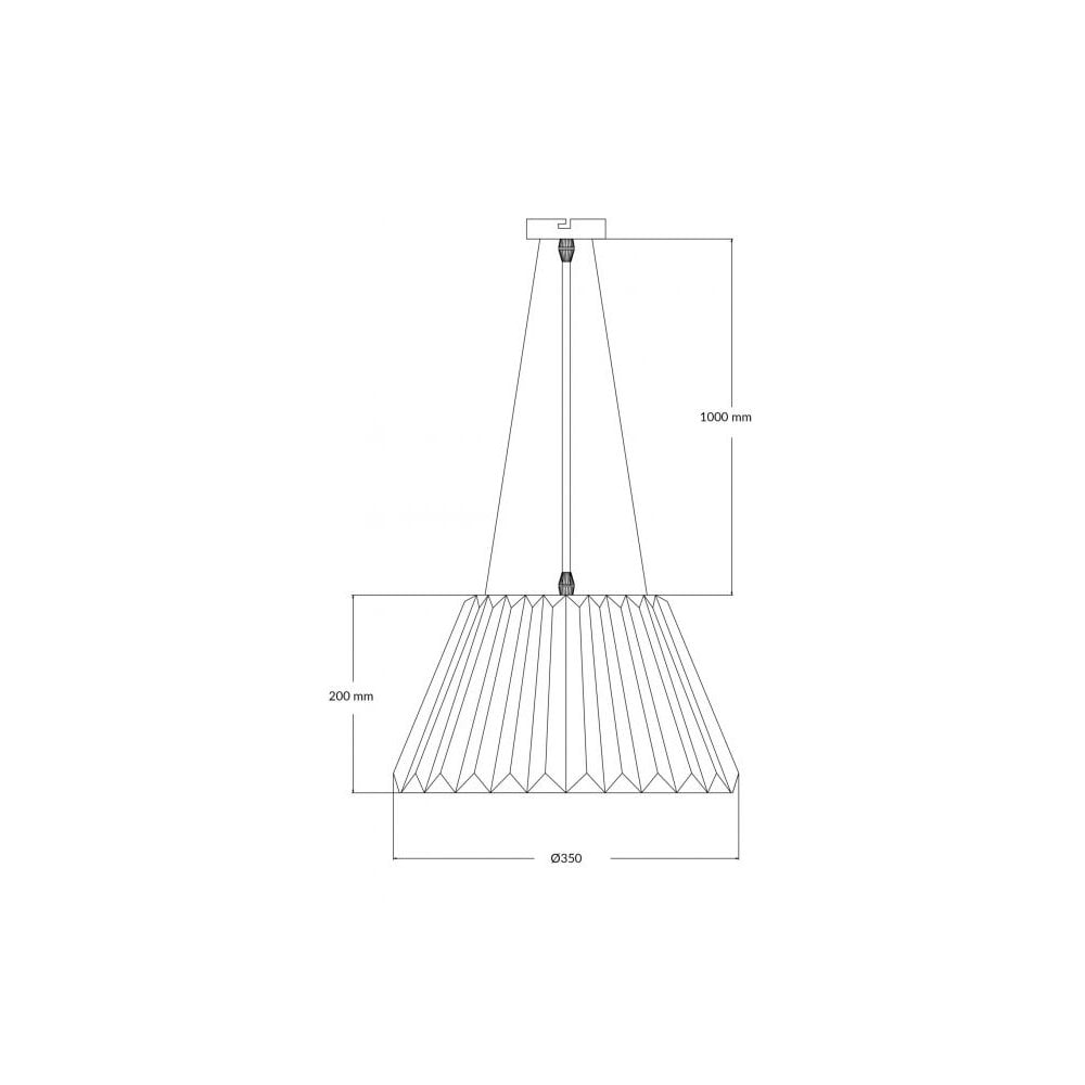 Senza 1 Light Polished Chrome Crystal Pendant