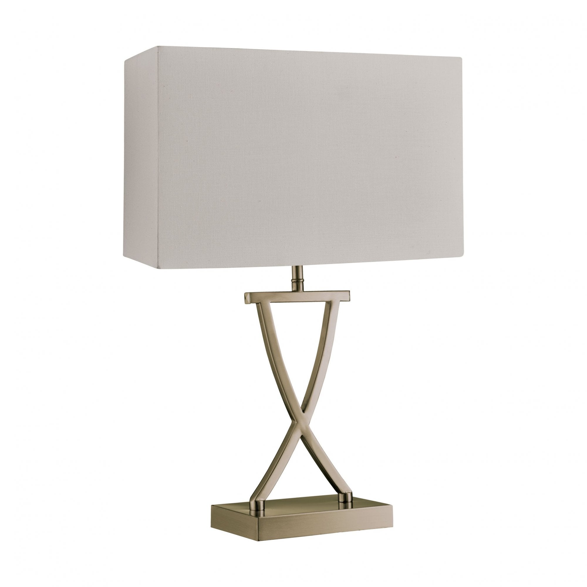 Club Antique Brass Table Lamp With Cream Shade