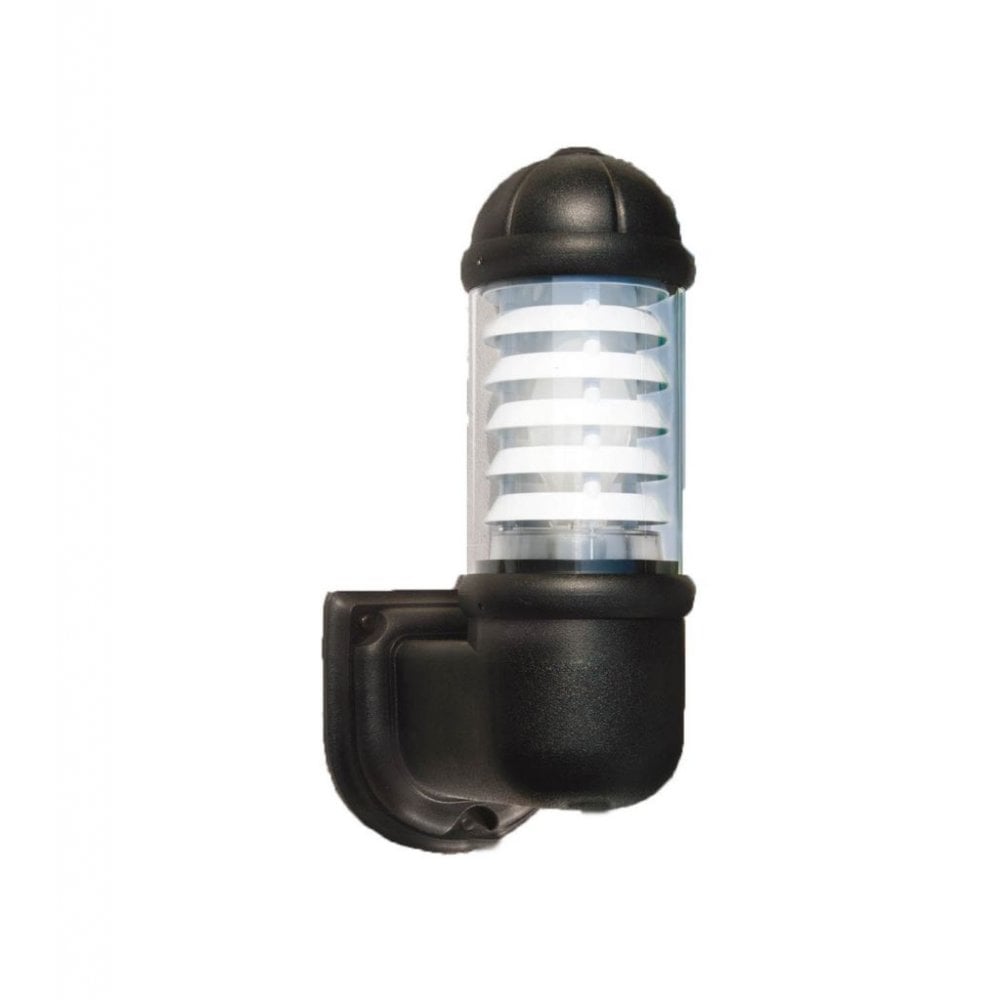 Mirella E27 Bollard Style Wall Lantern With White Resin Louver