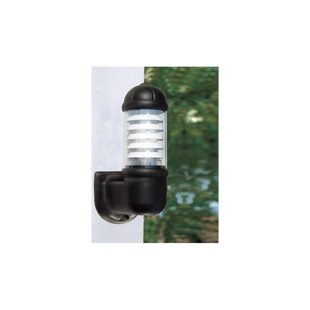 Mirella E27 Bollard Style Wall Lantern With White Resin Louver