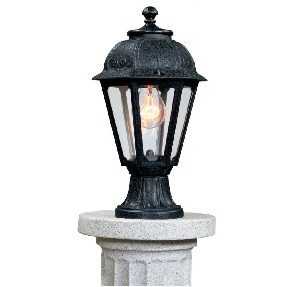 Mikrolot Saba E27 Black Post /Pillar Top Lantern