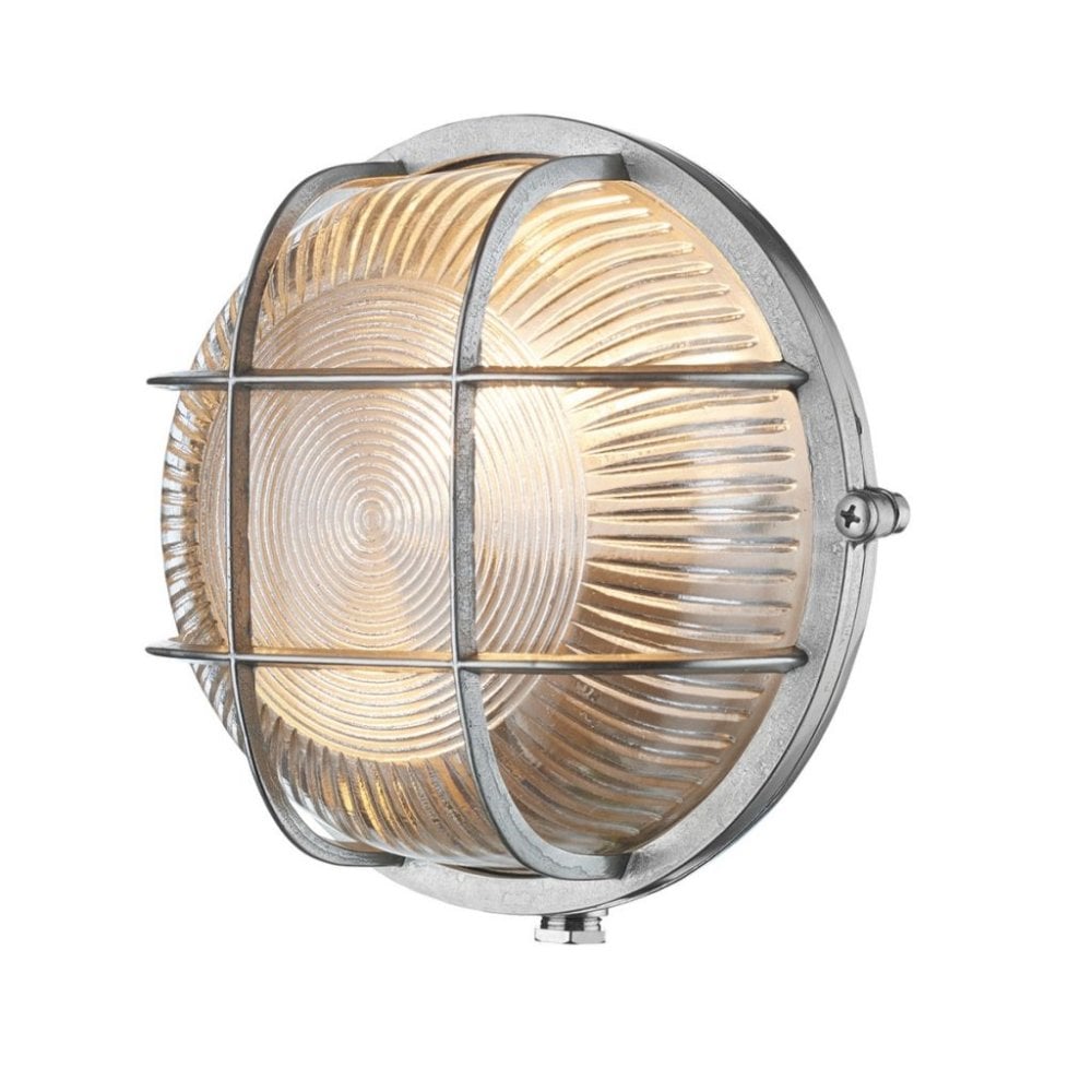 Admiral Round Wall Light Nickel