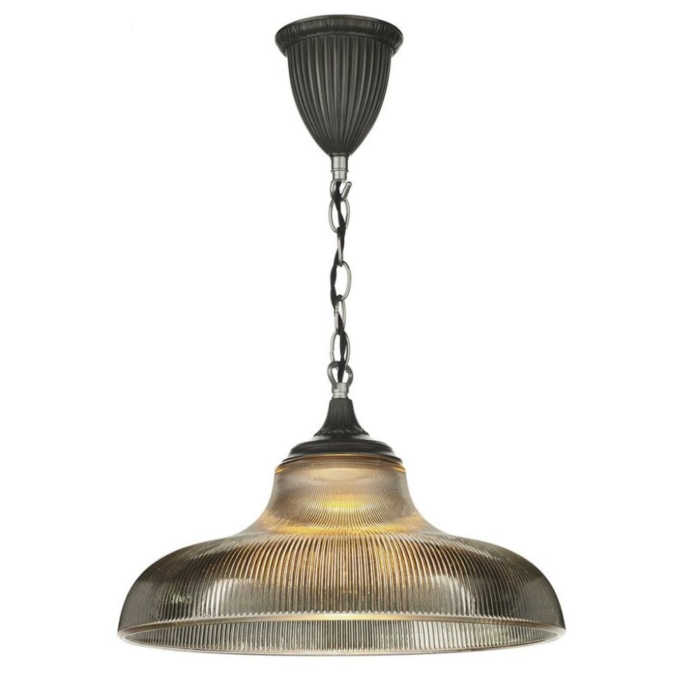 Badger 1 Light Steel Glass Pendant