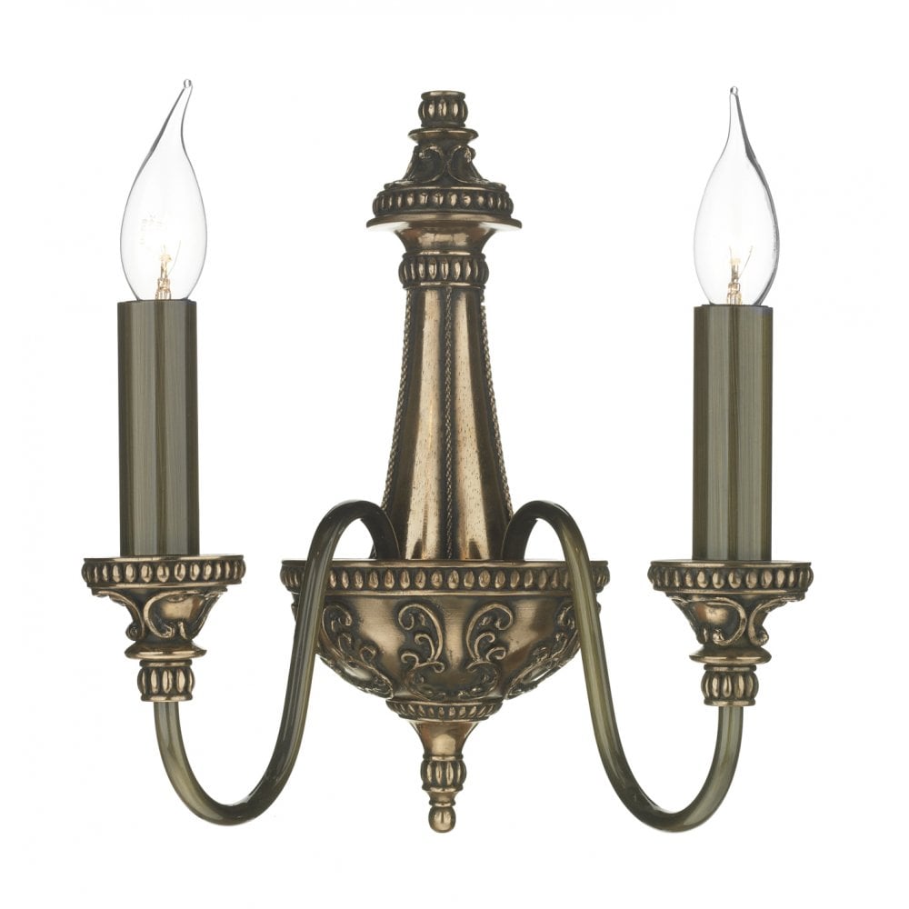 Bailey 2-Light Rich Bronze Wall Bracket