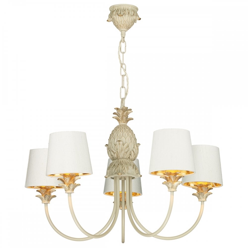 Cabana 5 Light Pineapple Pendant