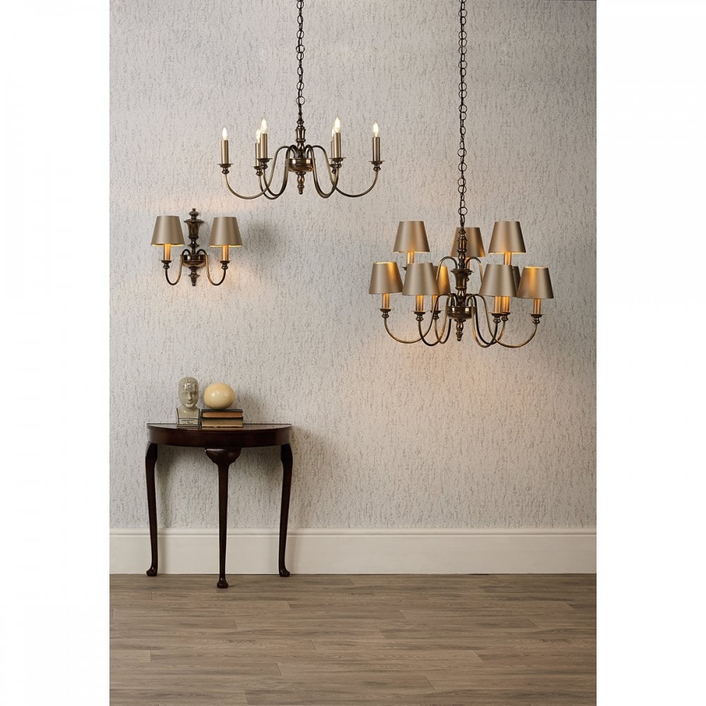 Dickens 6 Light Pendant Bronze