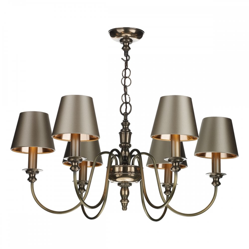 Dickens 6 Light Pendant Bronze