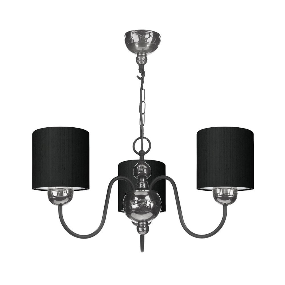 Garbo 3 Light Pewter Bespoke Shades