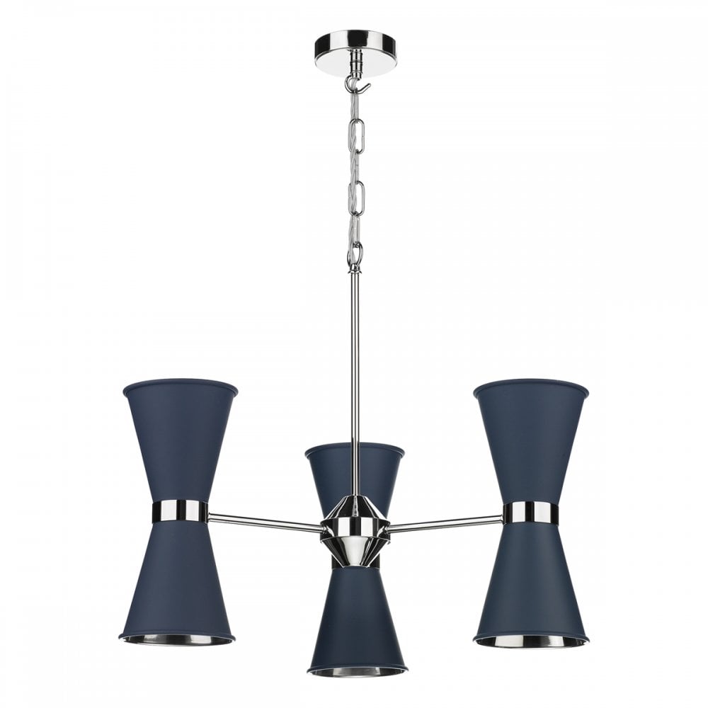 Hyde 6 Light Pendant Polished Chrome (Other Colours Available)