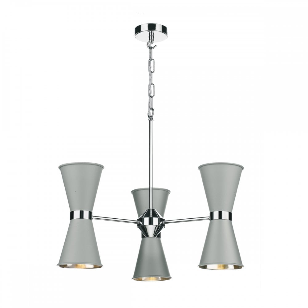 Hyde 6 Light Pendant Polished Chrome (Other Colours Available)
