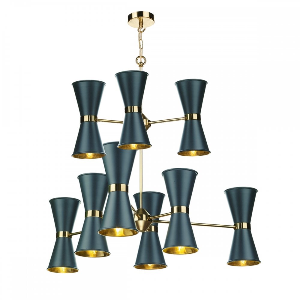 Hyde 18 Light Chandelier (Bespoke Colours Available)