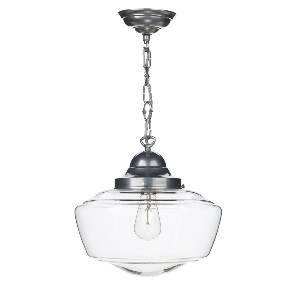 Stowe Pendant in Satin Chrome
