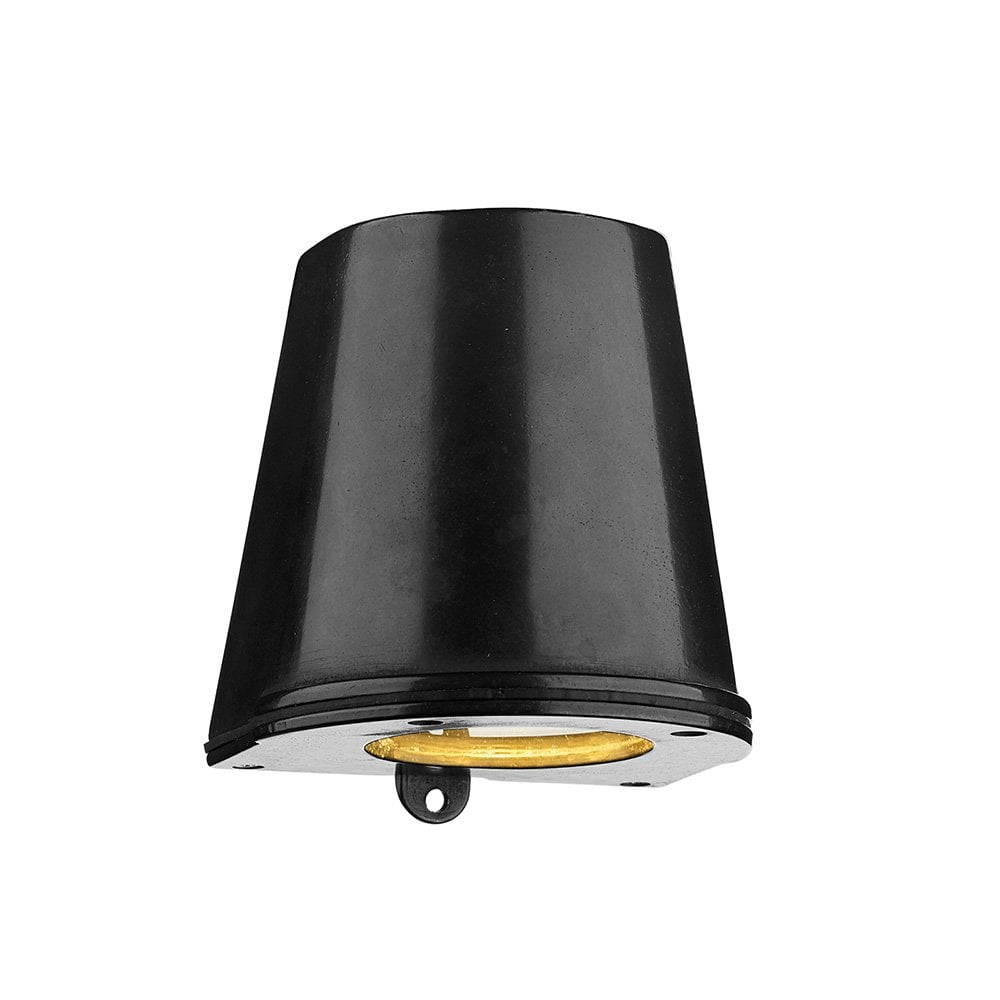 Strait Solid Brass IP44 Wall Light Oxidised