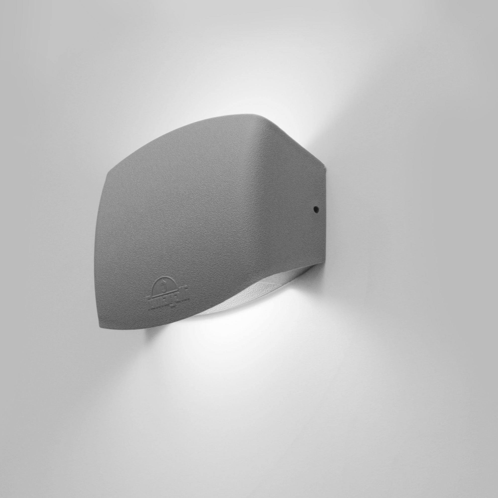 Abram 150 4W Up and Down LED Wall Light Grey