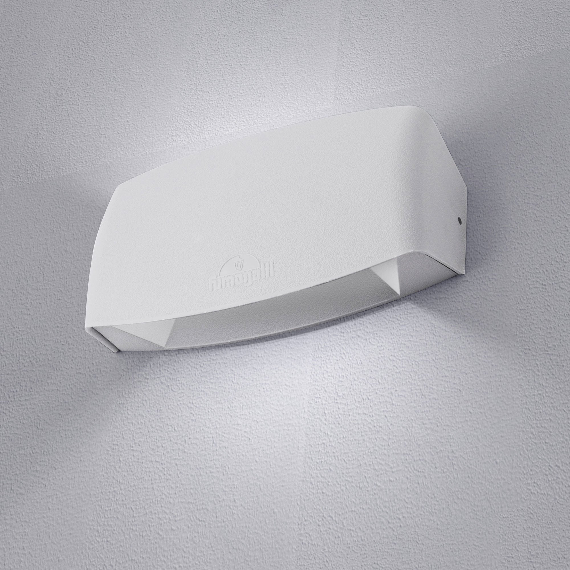 Abram 190 8.5W Up and Down LED Wall Light White