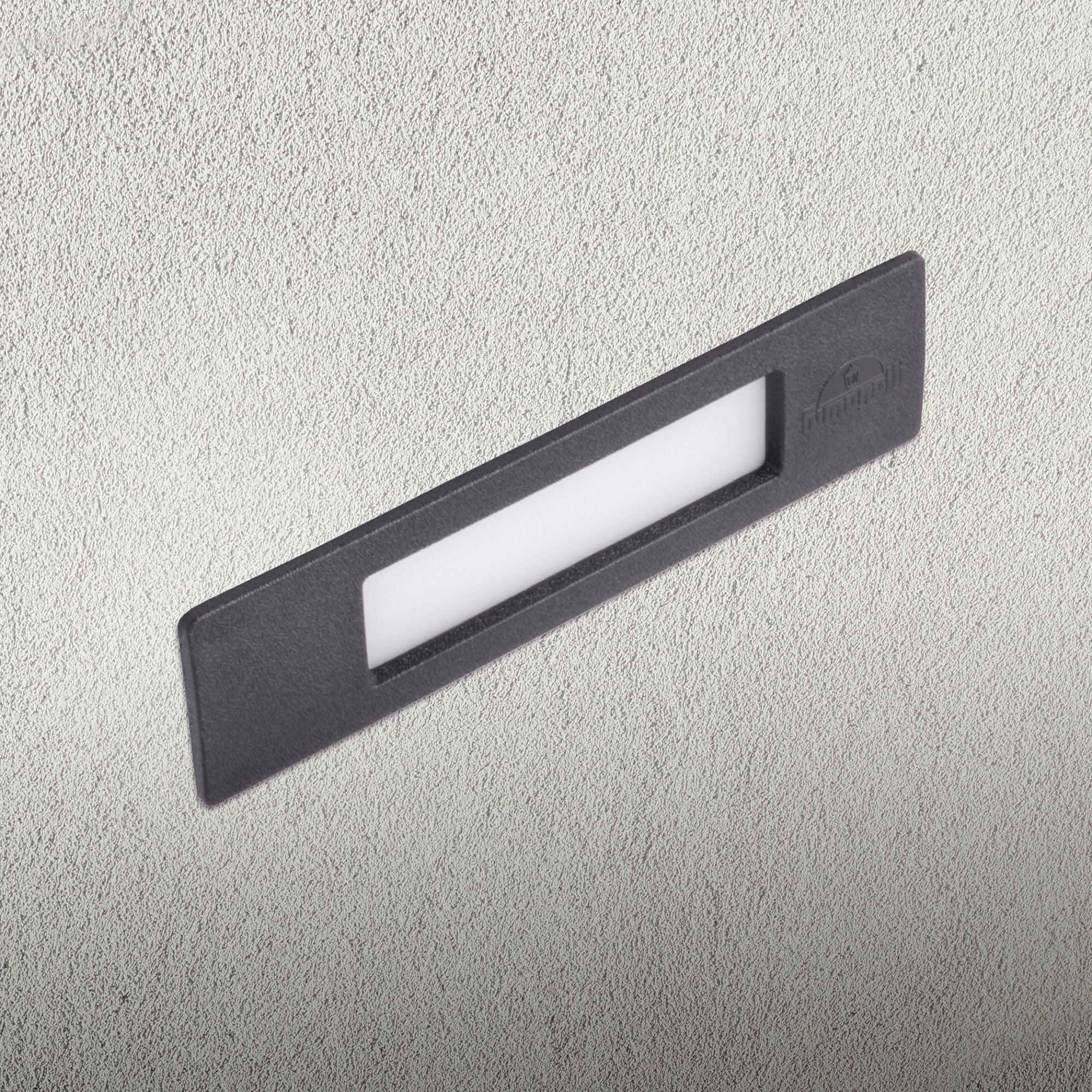 Nina 190 8.5W Black Recessed Wall Light