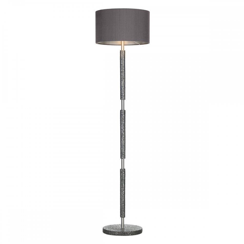 Sloane Hammered Pewter Floor Lamp