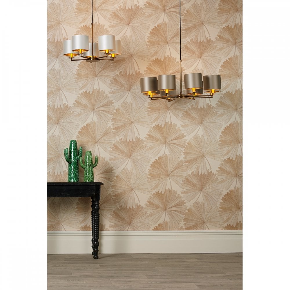 Rex 8 Light Pendant in Bronze (Shade Colour Options)