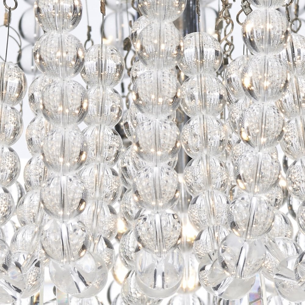 Saigon 5 Light Flush Fitting in Polished Chrome