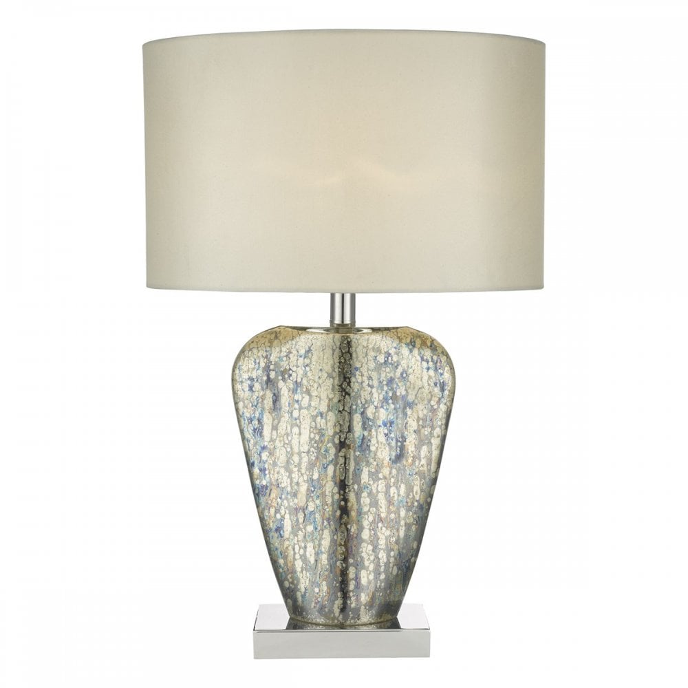 Syracuse Mercury Gold Table Lamp C/W Shade