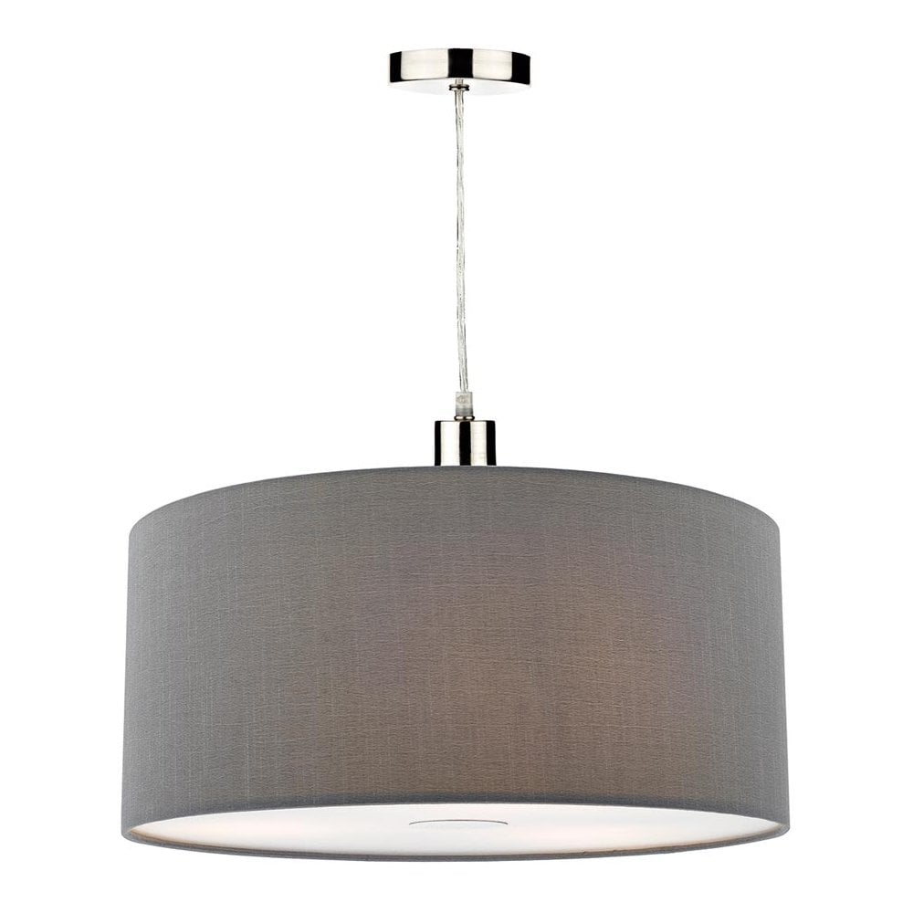 Ronda  40cm Easy Fit Pendant in Slate Grey