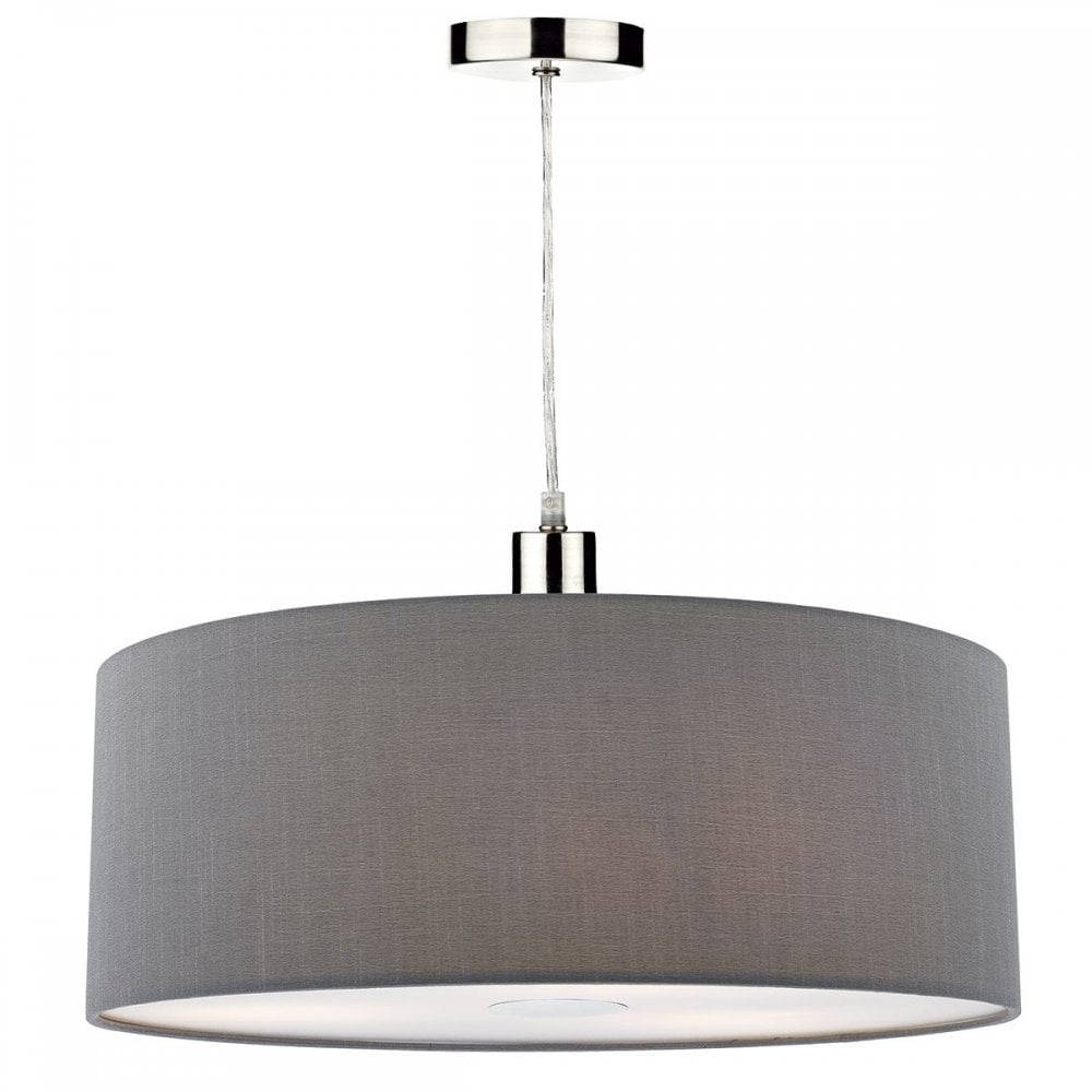 Ronda  60cm Easy Fit Pendant in Slate Grey