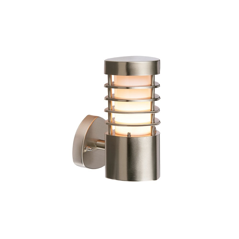 Palin Wall Light in Brushed Stainless Steel IP44