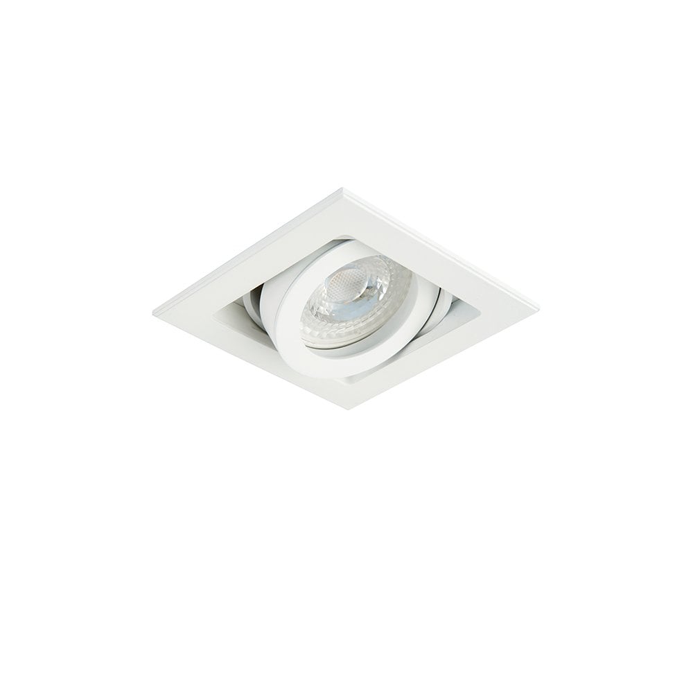 Xeno Single Downlight in Matt White