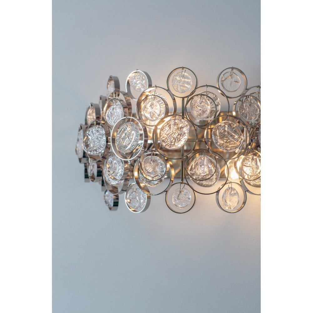 Marella Wall Light in Nickel Finish