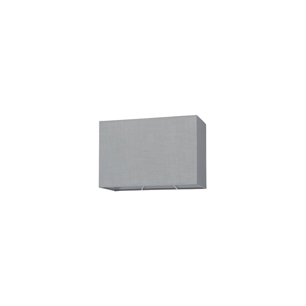 Rectangular Shade in Grey Cotton Fabric