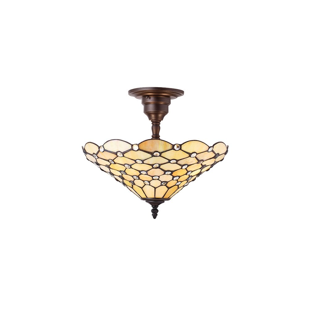 Pearl 3Light  Semi-Flush Fitting