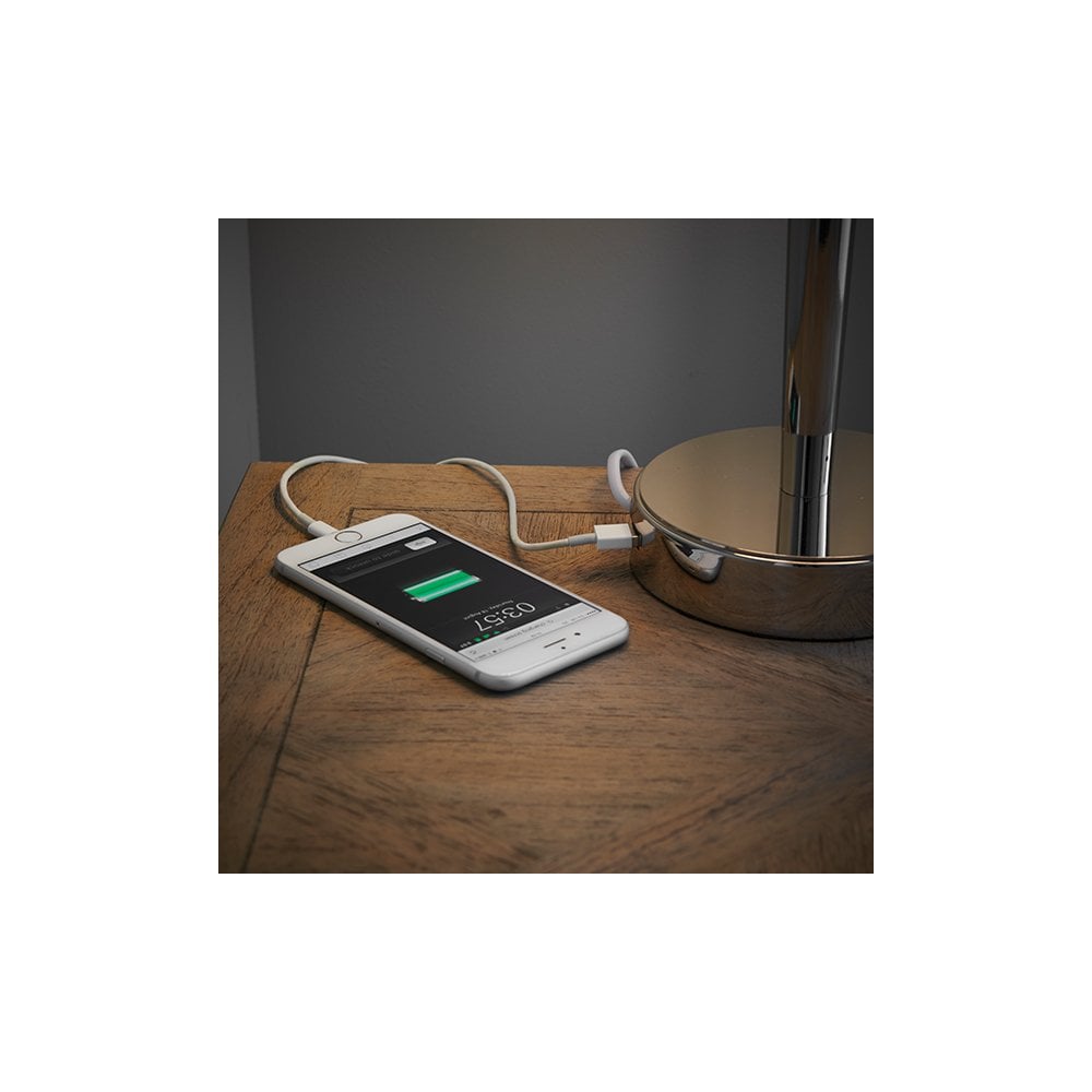 Syon Table Lamp with USB Port