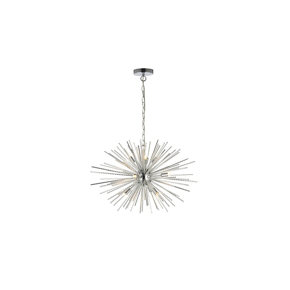 Lena 9 Light Pendant in Polished Chrome