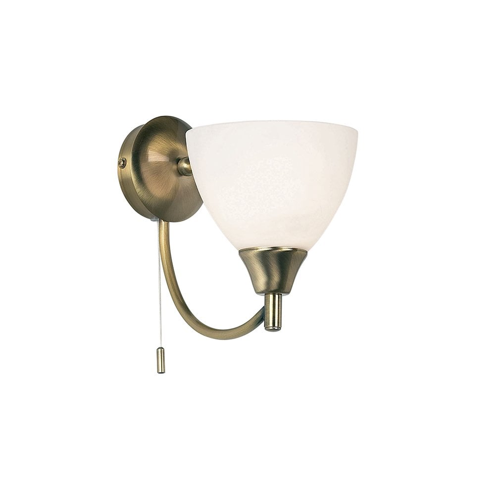 Alton Wall Light in Antique Brass