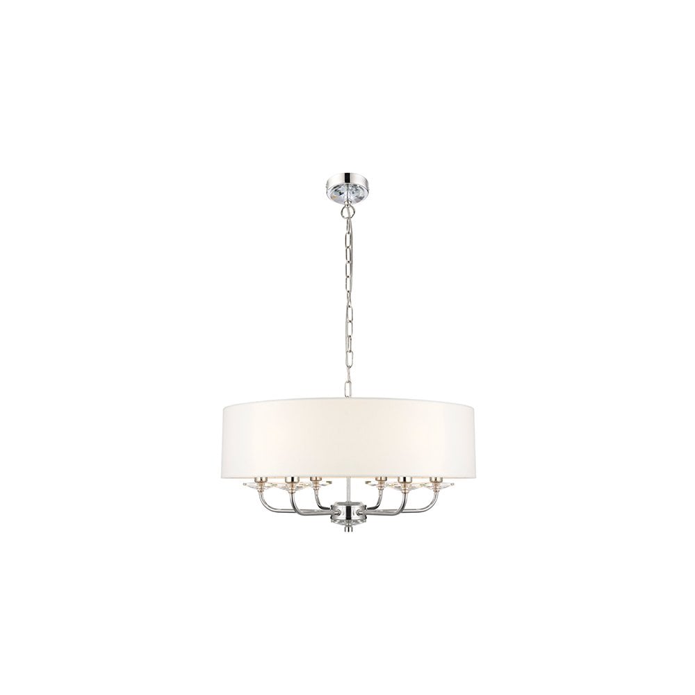 Nixon 6 Light Ceiling Pendant in Nickel