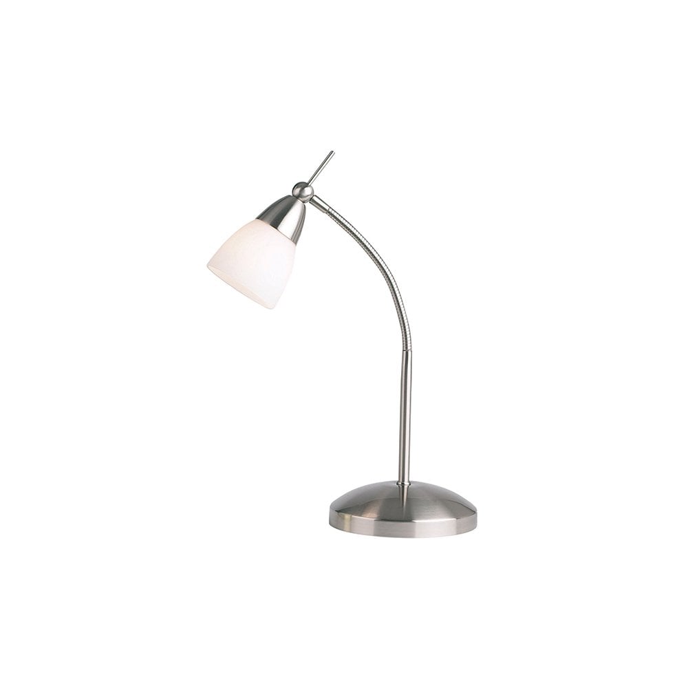 Range Touch Table Lamp in Satin Chrome