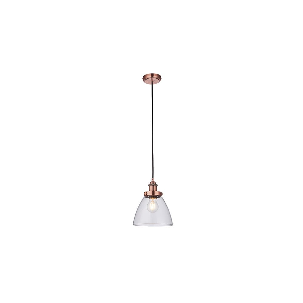 Hansen Single Pendant in Copper