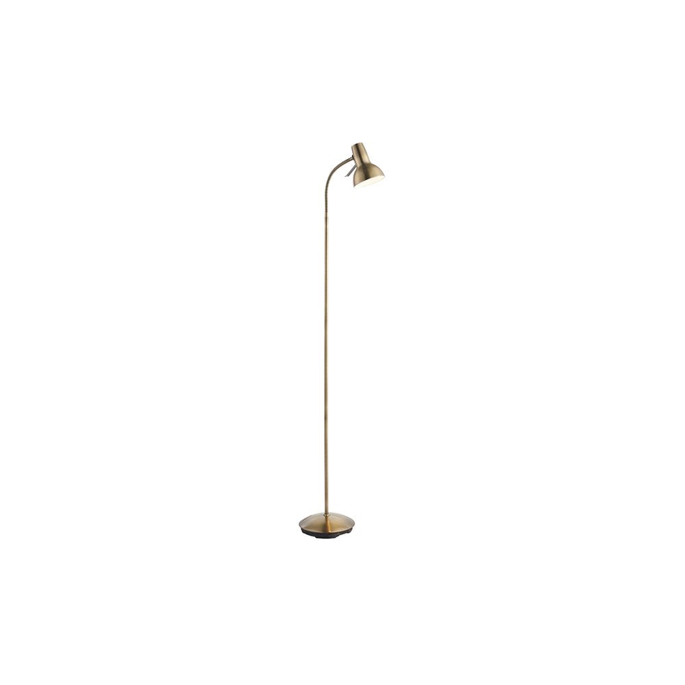 Amalfi Floor Lamp in Antique Brass