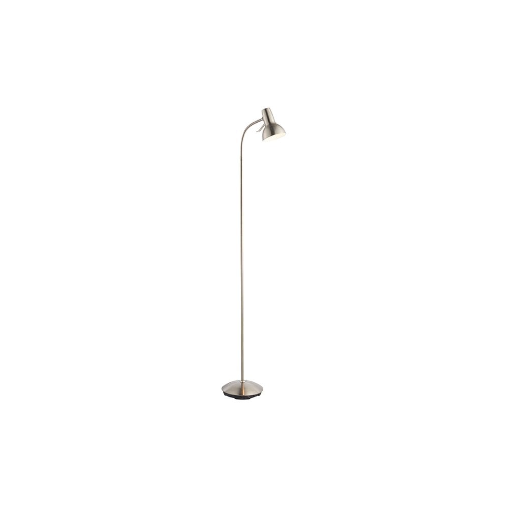 Amalfi Floor Lamp in Satin Nickel