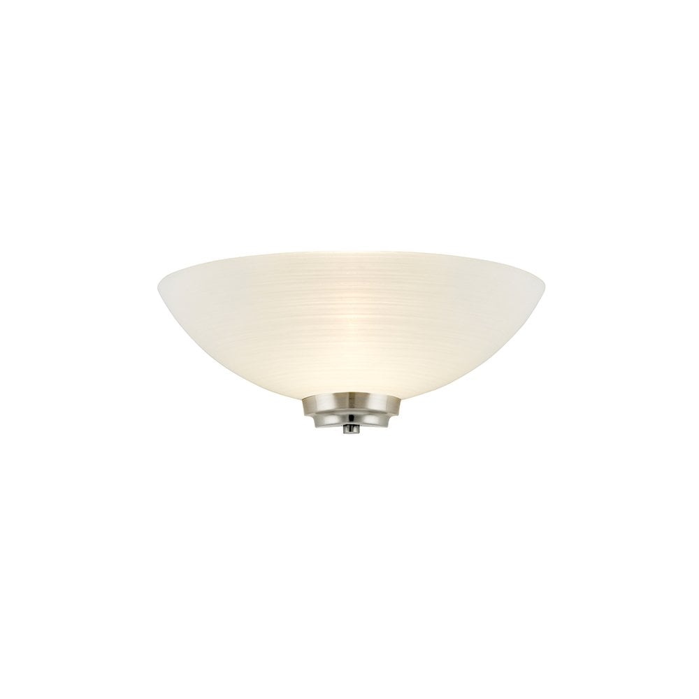 Welles Satin Chrome Wall Light