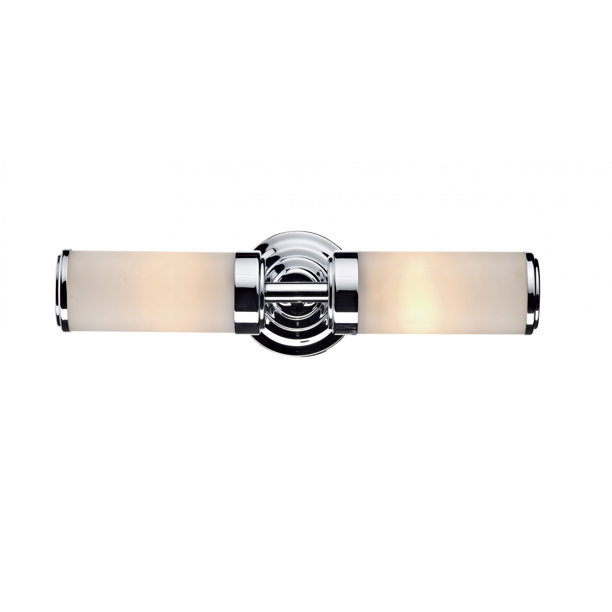 Century 2-Light Polished Chrome Bathroom Wall Bracket