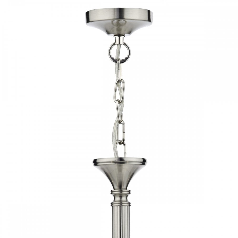 Ambassador 5 Light Dual Mount Pendant Satin Chrome