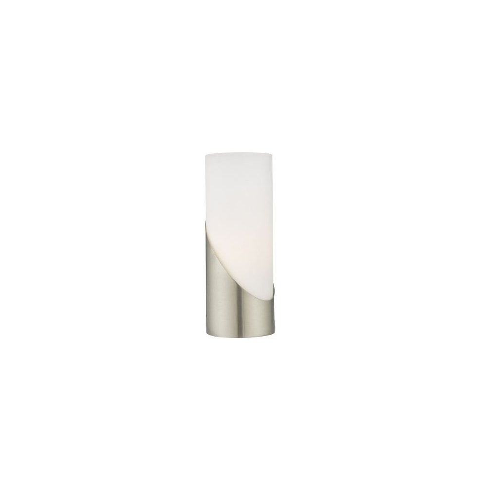 Faris Table Lamp Touch Satin Nickel