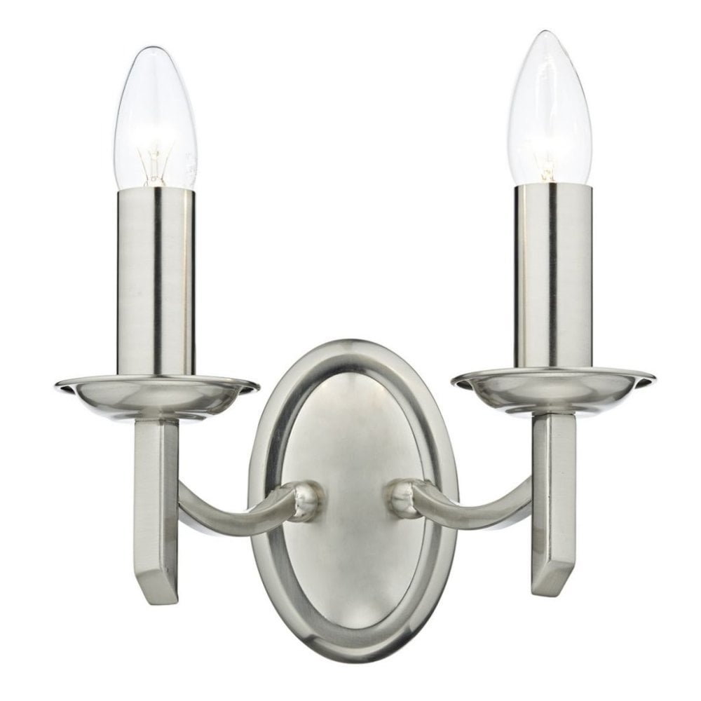 Ambassador Double Wall Bracket Satin Chrome