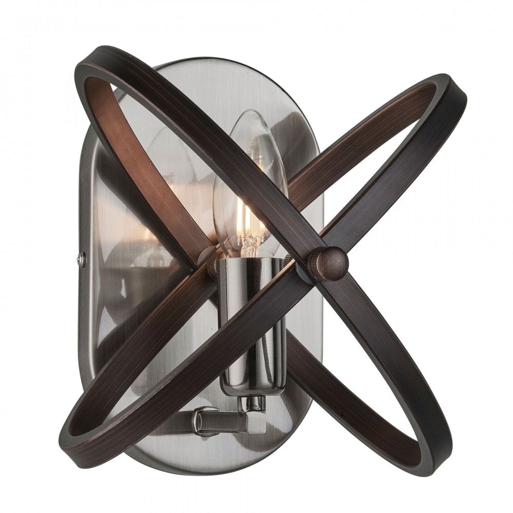 Hoopla 1 Light Wall Light Pewter