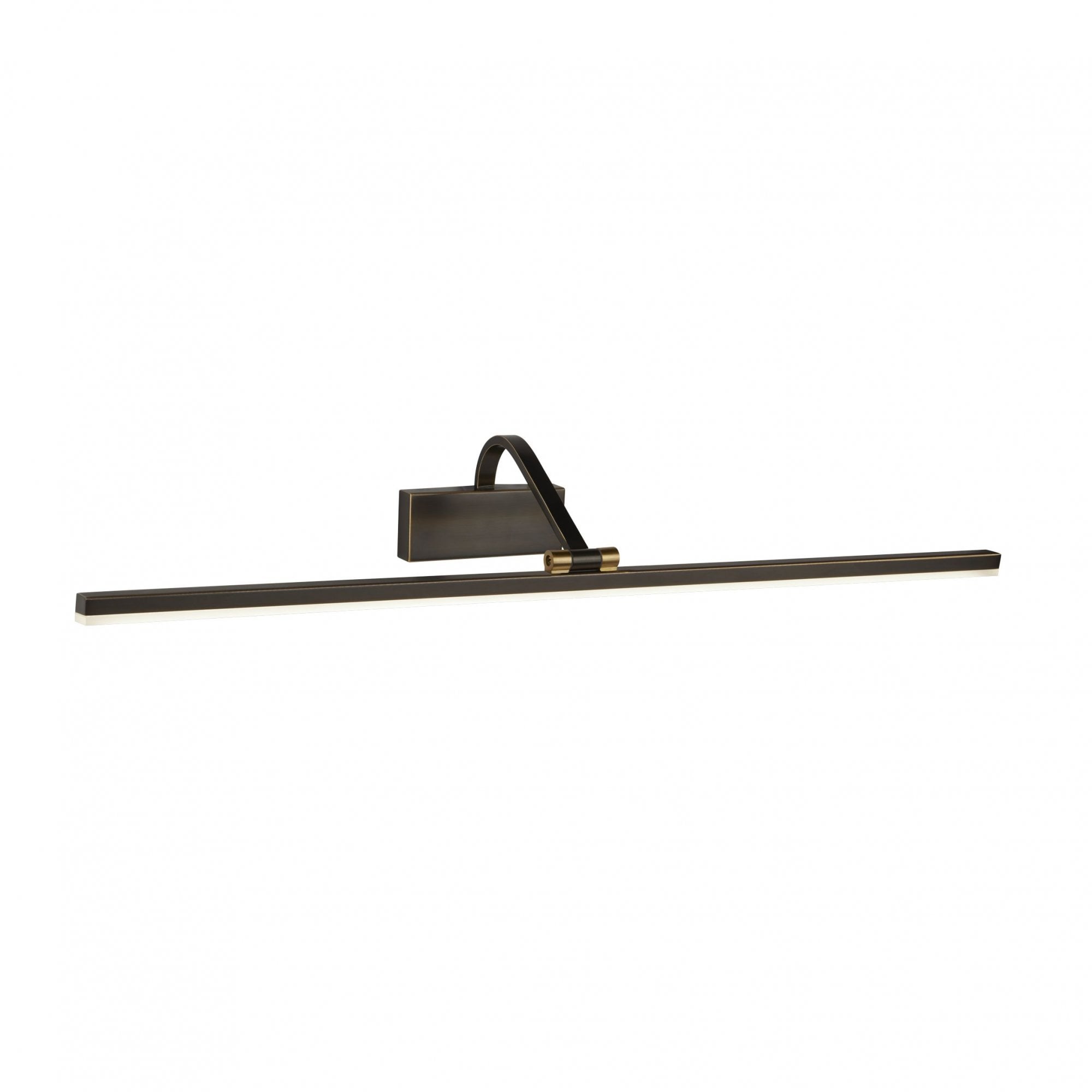 17W LED Picture Light 70 cm Black Brushed Gold